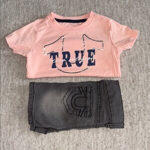 True Religion Outfit Set - 12months